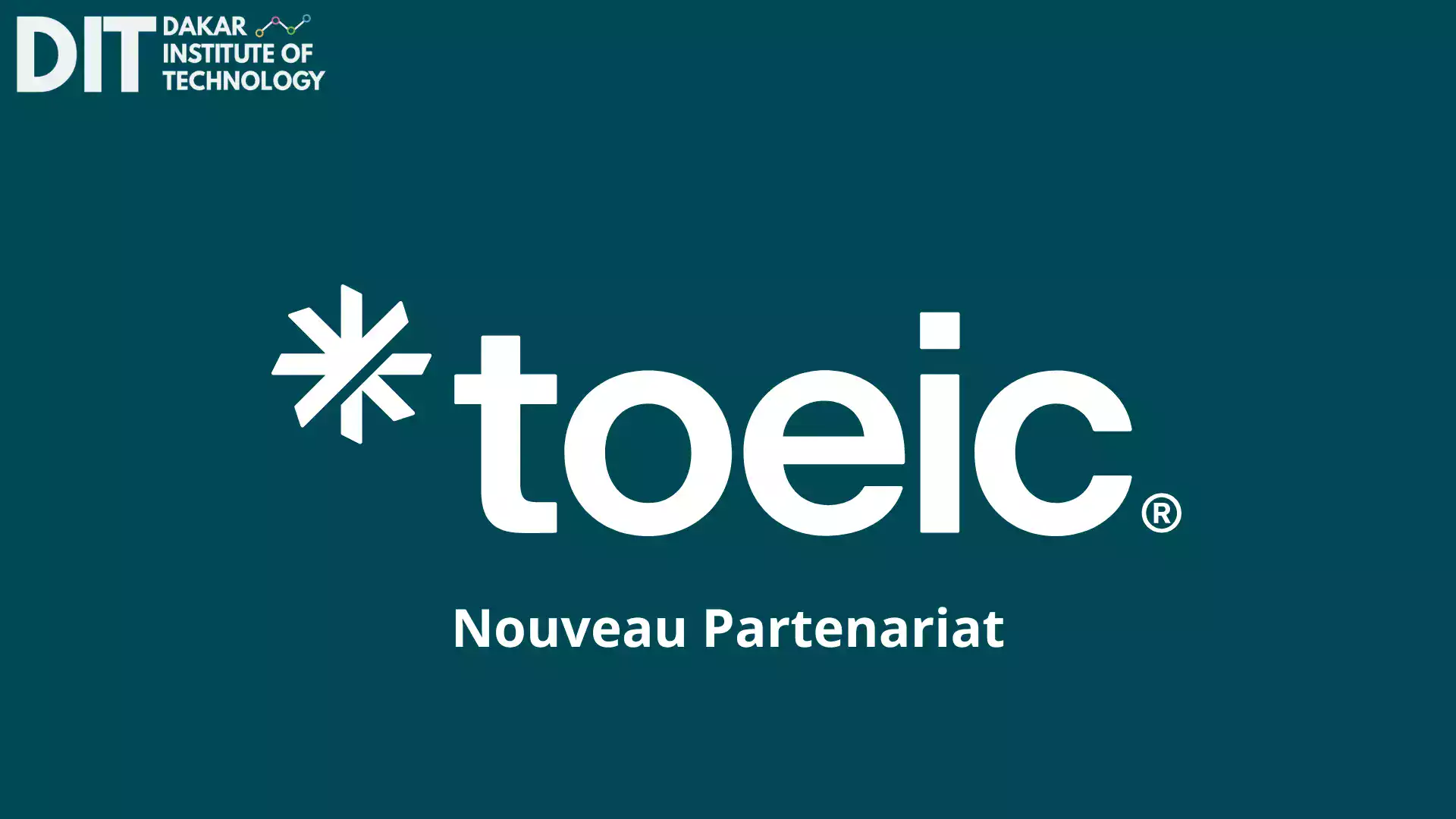 DITxToeic Actualité du DIT : Nouveau partenariat avec ets pour le TOEIC