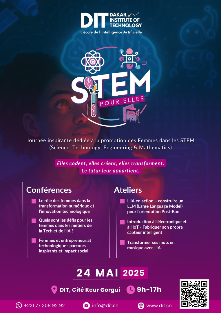Affiche STEM Pour elles