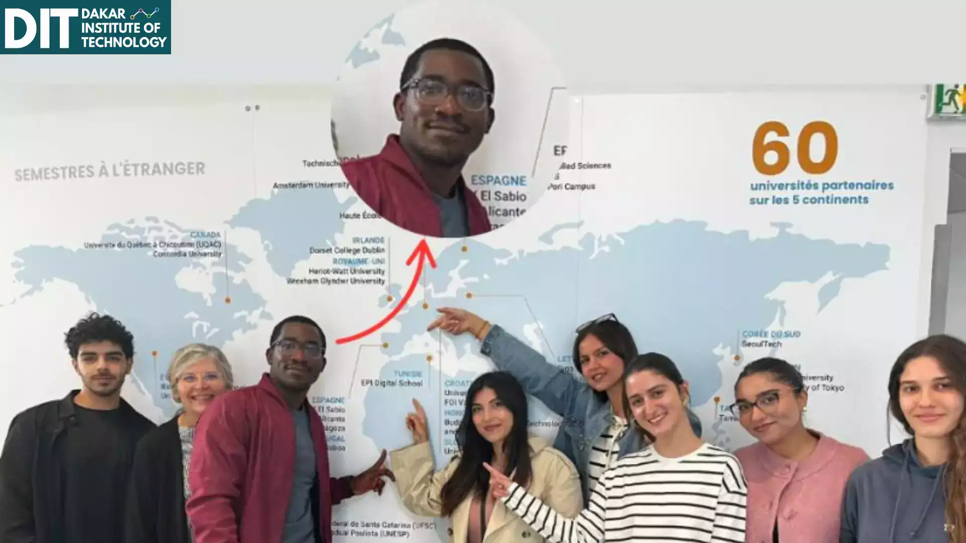 DITxESIEA-STUDENT Un étudiant du Dakar Institute of Technolgy poursuit ses études à l'étranger