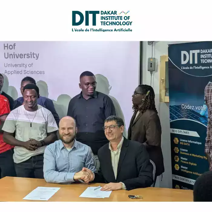 Nouveau partenariat international entre le Dakar Institue of Tecnology et Hochschule Hof, University of Applied Sciences en Allemagne.
